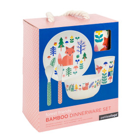 Bamboo Baby Dinner Set Forest by Petit Collage, 0736313543728