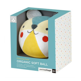 Organic Soft Chime Ball Baby Bear, 0736313543803
