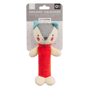 Organic Squeaker Baby Fox by Petit Collage, 0736313543827