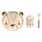 Bamboo Baby Dinner Set Bear by Petit Collage, 0736313544640
