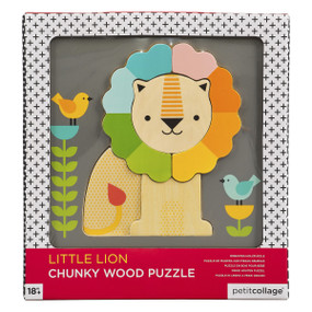 Chunky Wood Puz Little Lion, 0736313545005