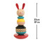 Wooden Stacking Toy Modern Bunny, 0758524448623