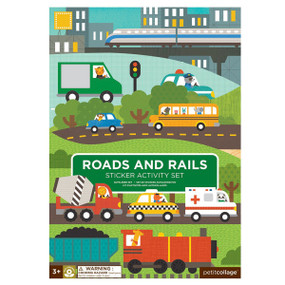Sticker Activity Set Roads + Rails, 0758524448739