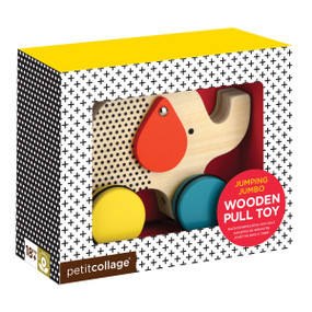 Wooden Pull Along Elephant, 0758524448951