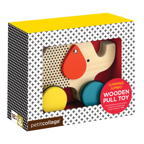 Wooden Pull Along Elephant, 0758524448951