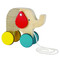 Wooden Pull Along Elephant, 0758524448951