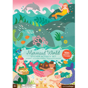 Sticker Activity Set Mermaid World by Petit Collage, 0758524449255