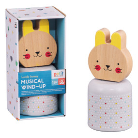 Wooden Music Wind-up Lovely Bunny, 5055923778937