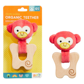 Organic Teether Cheeky Monkey, 5055923779095