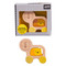 Wooden Push Along Lion & Baby, 5055923780794