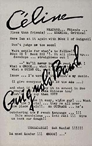 Guignol's Band (Novel) by Louis-Ferdinand Céline, Bernard Frechtman, 9780811200189