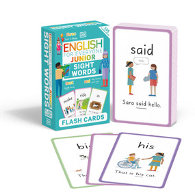 English for Everyone Junior Sight Words Flash Cards by DK, 9780744056174