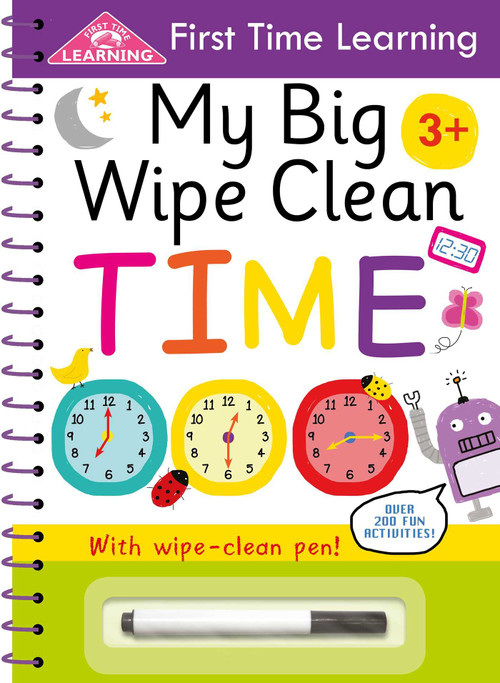 My Big Wipe Clean Time (Wipe-Clean Workbook) by IglooBooks, 9781499881387