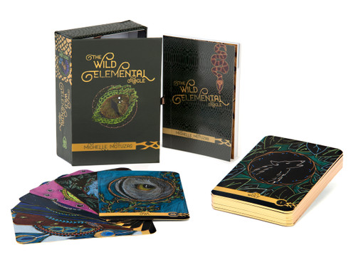 The Wild Elemental Oracle ((Oracle Kit Box Set with 44 Cards and Guide Book)) by Michelle Motuzas, 9780764359897