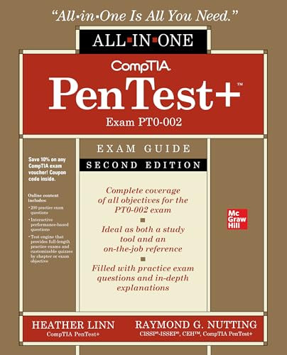 CompTIA PenTest+ Certification All-in-One Exam Guide, Second Edition (Exam PT0-002) by Raymond Nutting, Heather Linn, 9781264274895