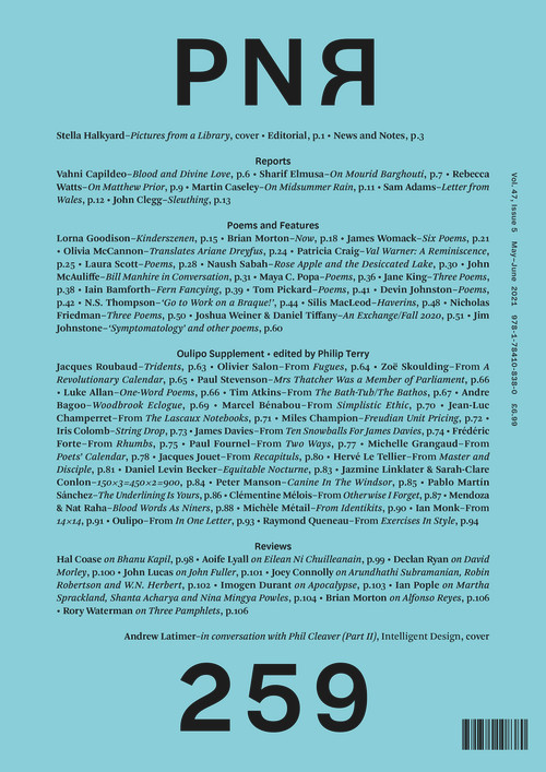 PN Review 259 by Andrew Latimer, John McAuliffe, Michael Schmidt, 9781784108380