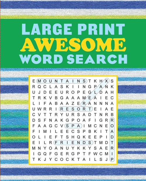 Large Print Awesome Word Search by Editors of Thunder Bay Press, 9781645177340