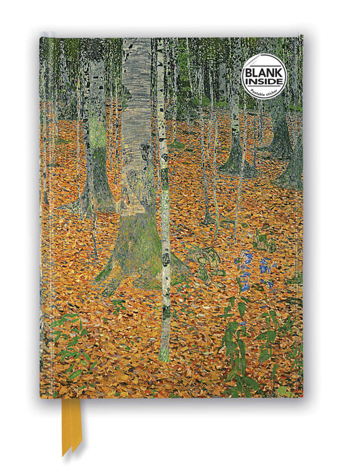 Gustav Klimt: The Birch Wood (Foiled Blank Journal) by Flame Tree Studio, 9781839649240