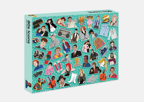 80s Icons (500-Piece Jigsaw Puzzle) by Niki Fisher, 9781922417473