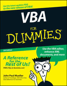 VBA For Dummies by John Paul Mueller, 9780470046500