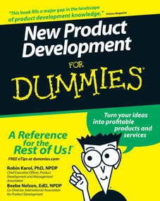 New Product Development For Dummies by Robin Karol, Beebe Nelson, Geoffrey Nicholson, 9780470117705