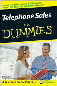 Telephone Sales For Dummies by Dirk Zeller, 9780470168363