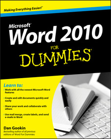 Word 2010 For Dummies by Dan Gookin, 9780470487723