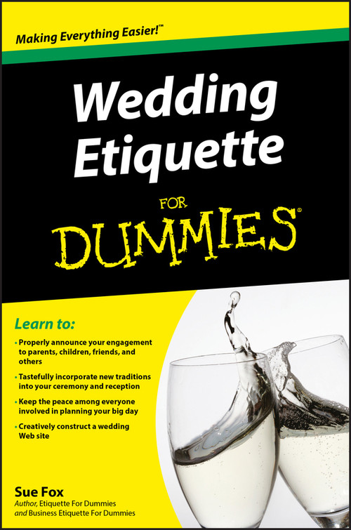 Wedding Etiquette For Dummies by Sue Fox, 9780470502082