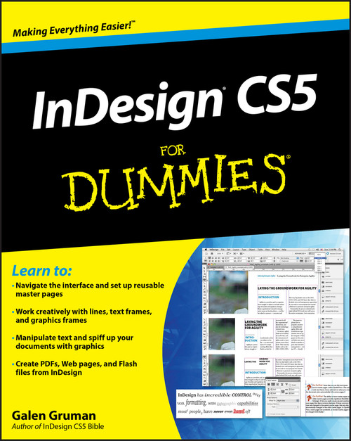 InDesign CS5 For Dummies by Galen Gruman, 9780470614495