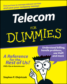 Telecom For Dummies by Stephen P. Olejniczak, 9780471770855