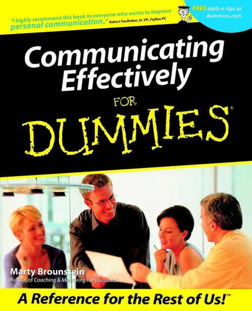 Communicating Effectively For Dummies by Marty Brounstein, 9780764553196