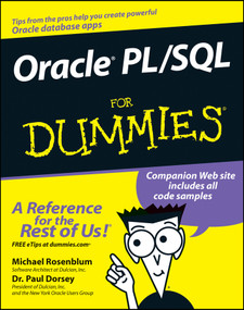 Oracle PL / SQL For Dummies by Michael Rosenblum, Paul Dorsey, 9780764599576