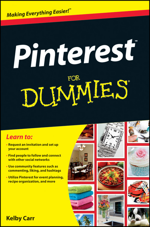 Pinterest For Dummies by Kelby Carr, 9781118328002