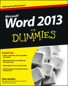 Word 2013 For Dummies by Dan Gookin, 9781118491232
