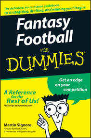 Fantasy Football For Dummies by Martin Signore, 9780470125076