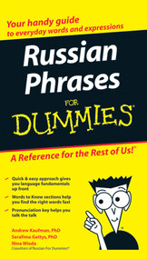 Russian Phrases For Dummies by Andrew D. Kaufman, Serafima Gettys, Nina Wieda, 9780470149744