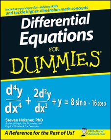 Differential Equations For Dummies by Steven Holzner, 9780470178140