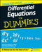 Differential Equations For Dummies by Steven Holzner, 9780470178140
