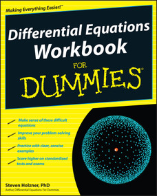 Differential Equations Workbook For Dummies by Steven Holzner, 9780470472019