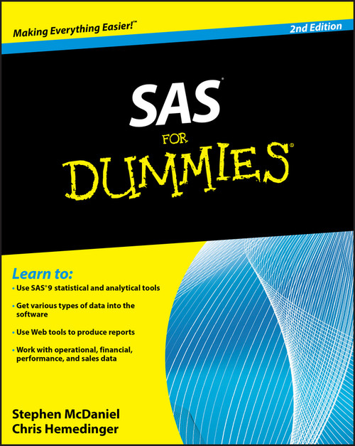 SAS For Dummies by Stephen McDaniel, Chris Hemedinger, 9780470539682