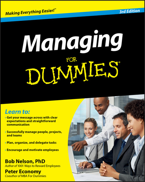Managing For Dummies by Bob Nelson, Peter Economy, 9780470618134