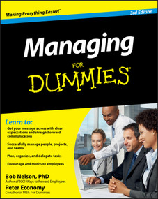 Managing For Dummies by Bob Nelson, Peter Economy, 9780470618134