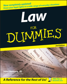Law For Dummies by John Ventura, 9780764558306