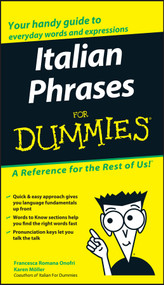 Italian Phrases For Dummies by Francesca Romana Onofri, Karen Antje Möller, 9780764572036
