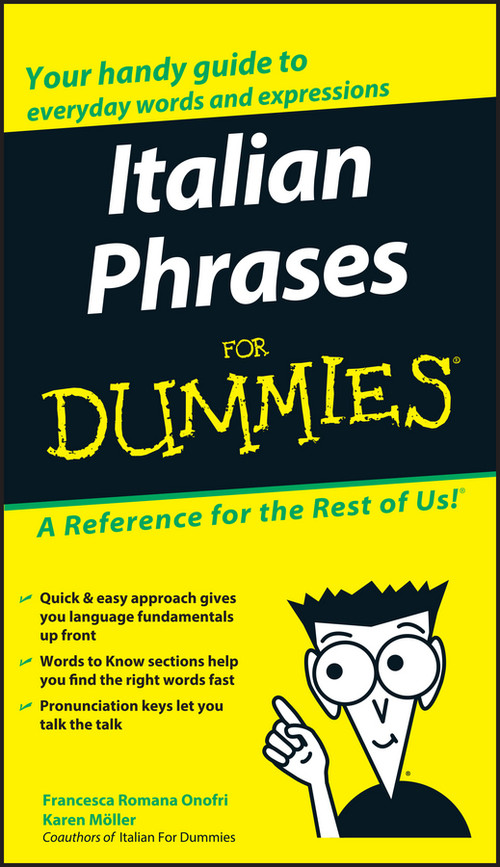 Italian Phrases For Dummies by Francesca Romana Onofri, Karen Antje Möller, 9780764572036