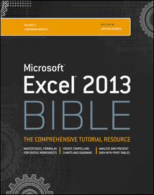 Excel 2013 Bible by John Walkenbach, 9781118490365