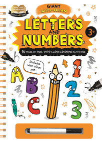 Help with Homework Letters & Numbers (Giant Wipe-Clean Workbook for 3+ Year-Olds) by IglooBooks, Katie Abey, 9781801087421