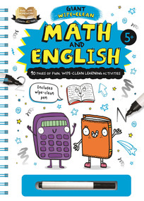 Help with Homework: Math and English-Giant Wipe-Clean Learning Activities Book (Includes Wipe-Clean Pen) by IglooBooks, Katie Abey, 9781801087438