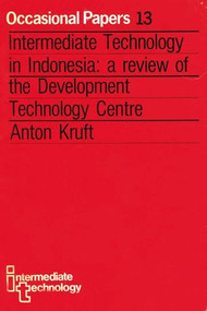 Intermediate Technology in Indonesia by Anton Kruft, 9781853393594