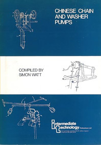 Chinese Chain and Washer Pumps by Simon Watt, 9780903031264